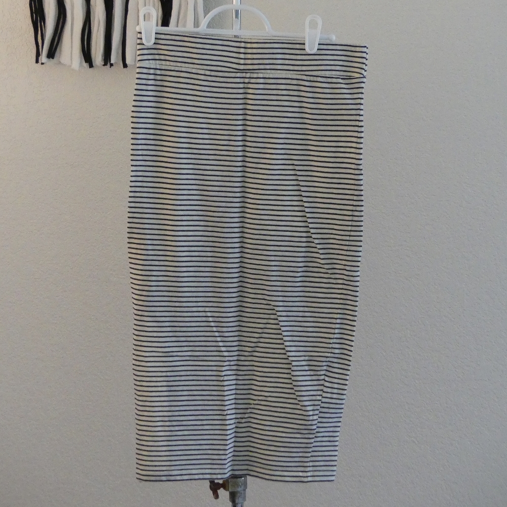 Striped Midi Skirt